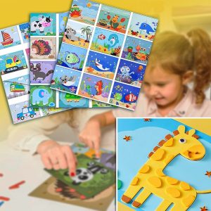 3D EVA putų lipdukai (12 lapų – daugkartinio naudojimo) | STICKYFUN