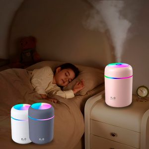 Oro valantis drėkintuvas su raminančiomis šviesomis | FRESHMIST