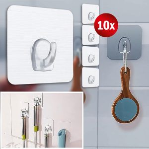 Skaidrūs sieniniai kabliukai | STICKYHOOKS