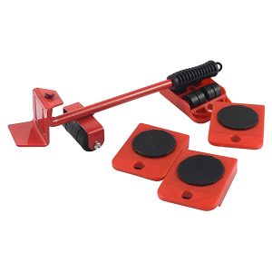 Baldų pervežimo rinkinys su 4 slankikliais ir keltuvu | LIFTROLLERS