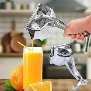 Manual Fruit and Vegetable Juicer, Easy Hand Press, Portable for Fresh Juice Extraction | JUVOPRESS