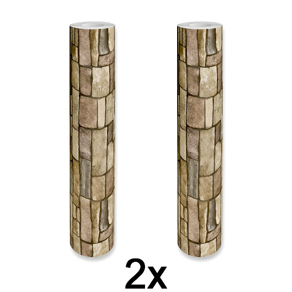 2x Stilingi 3D Tapetai – Lengvas Sienų Atnaujinimas | WALLCORWRAP