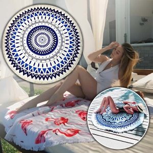 Apvalus paplūdimio rankšluostis | CUBALINKA