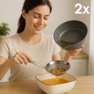 Nerūdijančio plieno kiaurasamtis, kuris filtruoja viską (2vnt) | FILTRINKA