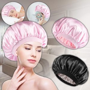 Prabangus satino plaukų kepurė | SILKCROWN